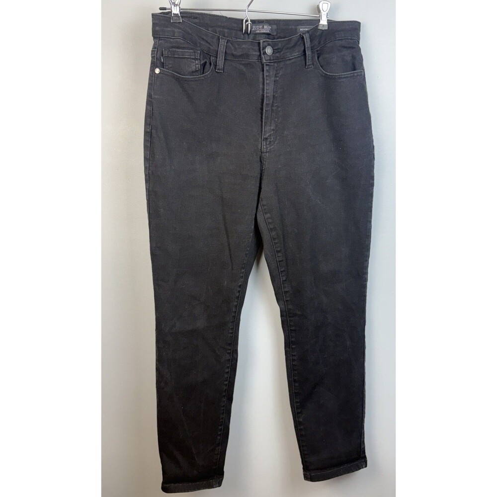 Judy Blue Boyfriend Fit Jeans Black 13/31 (30x26)